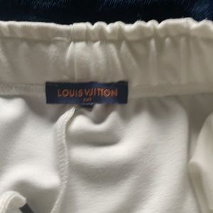 Louis Vuitton White Track Pants Sweat Pants